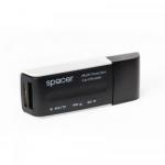 Card Reader Spacer SPCR-658 6-in-1, USB 2.0, Black-White