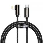Cablu de date Baseus Legend Elbow CATLCS-A01 USB-C - Lightning, 2m, Black