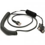 Cablu Zebra CBA-R31-C09ZAR, RS232, 2.8m, Black