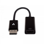 Adaptor V7 CBLDPHDSL-1E, Displayport - HDMI, Black