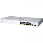 Switch Cisco CBS220-16P-2G, 16 porturi, PoE