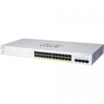 Switch Cisco CBS220-24P-4X, 24 porturi