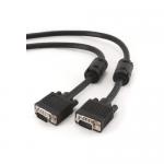 Cablu Gembird CC-PPVGA-10M-B, VGA - VGA, 10m, Black