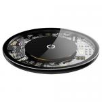 Incarcator Wireless Baseus Simple Qi WXJK-B02, 10W, Black