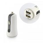 Incarcator auto Baseus Grain, 2x USB, 2.1A, White