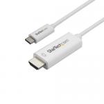 Cablu Startech CDP2HD2MWNL, HDMI - USB-C, 2m, White