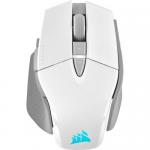 Mouse Optic Corsair M65 RGB Ultra Wireless, USB Wireless/Bluetooth , White-Grey