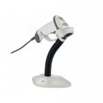 Cititor coduri de bare Zebra LS2208, 1D, PS2, Stand, White-Grey