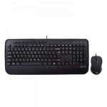 Kit V7 CKU300UK - Tastatura, Layout UK, USB, Black + Mouse Optic, USB, Black