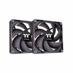 Kit Ventilatoare Thermaltake CT120 Black, 120mm, 2 bucati