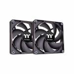 Kit Ventilatoare Thermaltake CT140 Black, 140mm, 2 bucati