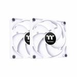 Kit Ventilatoare Thermaltake CT140 White, 140mm, 2 bucati