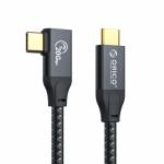 Cablu de date Orico CL32-10-BK, USB-C male - USB-C male, 1m, Black