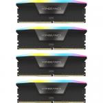 Kit Memorie Corsair Vengeance RGB Black Intel XMP 3.0, 128GB, DDR5-5600MHz, CL40, Quad Channel