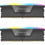 Kit Memorie Corsair Vengeance RGB Grey AMD EXPO 32GB, DDR5-5200MHz, CL40, Dual Channel