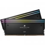 Kit Memorie Corsair Dominator Titanium RGB Black Intel XMP 3.0 64GB, DDR5-6600MHz, CL32, Dual Channel