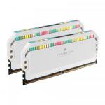Kit Memorie Corsair Dominator Platinum RGB White 32GB, DDR5-5600MHz, CL36, Dual Channel
