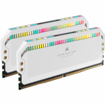 Kit Memorie Corsair DOMINATOR PLATINUM RGB White 64GB, DDR5-5600MHz, CL40, Dual Channel