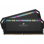 Kit Memorie Corsair Dominator Platinum RGB Black Intel XMP 3.0, 64GB, DDR5-6000MHz, CL30, Dual Channel