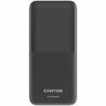 Baterie portabila Canyon PB-1010, 10000mAh, 1x USB-A, 1x USB-C, Black