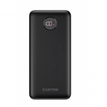 Baterie portabila Canyon PB-2002, 20000mAh, 2x USB-A, 1x USB-C, Black