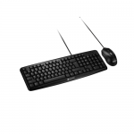 Kit Tastatura Canyon SET-1, USB, Black + Mouse Optic, USB, Black