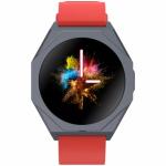 Smartwatch Canyon Otto SW-86, 1.3inch, Curea Silicon, Red-Black
