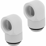 Conectori watercooling Corsair Hydro X Series 90 Rotary Adapter Twin Pack, White