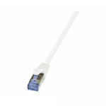 Patch Cord Logilink CQ4061S, S/FTP, Cat6a, 3m, White