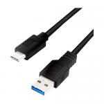 Cablu de date Logilink CU0168, USB - USB-C, 1m, Black