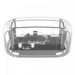 Docking Station Orico 6139U3, USB 3.0, Clear