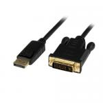 Cablu Startech DP2DVIMM6BS, Displayport - DVI, 1.8m, Black