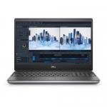 Laptop Dell Precision 7560, Intel Core i9-11950H, 15.6inch, RAM 64GB, SSD 2TB, nVidia RTX A5000 24GB, Linux, Titan Grey