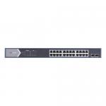 Switch Hikvision DS-3E0526P-E/M, 24 porturi, PoE