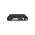 Switch Hikvision DS-3E2310P, 8 porturi, PoE