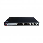 Switch Hikvision DS-3E2528P(B)I, 24 porturi, PoE