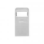 Memorie USB Kingston DataTraveler Micro, 128GB, USB 3.0, Silver