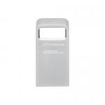 Memorie USB Kingston DataTraveler Micro, 256GB, USB 3.0, Silver