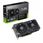 Placa video ASUS nVidia GeForce RTX 4060 Ti Dual OC 8GB, GDDR6, 128bit