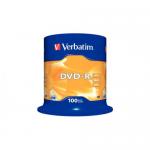 DVD-R Verbatim 16X, 4.7GB, 100 buc, Spindle