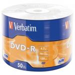 DVD-R Verbatim 43788, 16x, 4.7GB, 50buc, Matt Silver