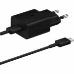 Incarcator retea Samsung EP-T1510XBEGEU, 2A, Black + Cablu USB-C