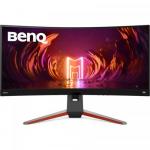 Monitor LED Curbat BenQ MOBIUZ EX3410R, 34inch, 3440x1440, 1ms, Black-Silver