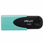Memorie USB PNY Attache 4 Pastel 32GB, USB 2.0, Aqua