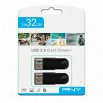 Memorie USB PNY Attache 4 Twin Pack 2x 32GB, USB 2.0, Black