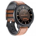 Smartwatch MaxCom Fit FW46 Xenon, 1.3inch, curea piele, Black