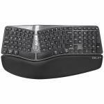 Tastatura Wireless Delux GM901D, USB Wireless/Bluetooth, Black