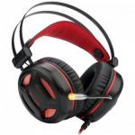 Casti cu microfon Redragon Minos, USB-A, Black-Red