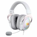 Casti cu microfon Redragon ZeusX 7.1 RGB, USB-A, White