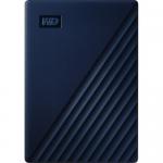 Hard disk Portabil Western Digital My Passport 5TB, USB 3.1, Midnight Blue, 2.5inch - compatibil Mac